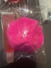 Lip Gloss keychain puffs